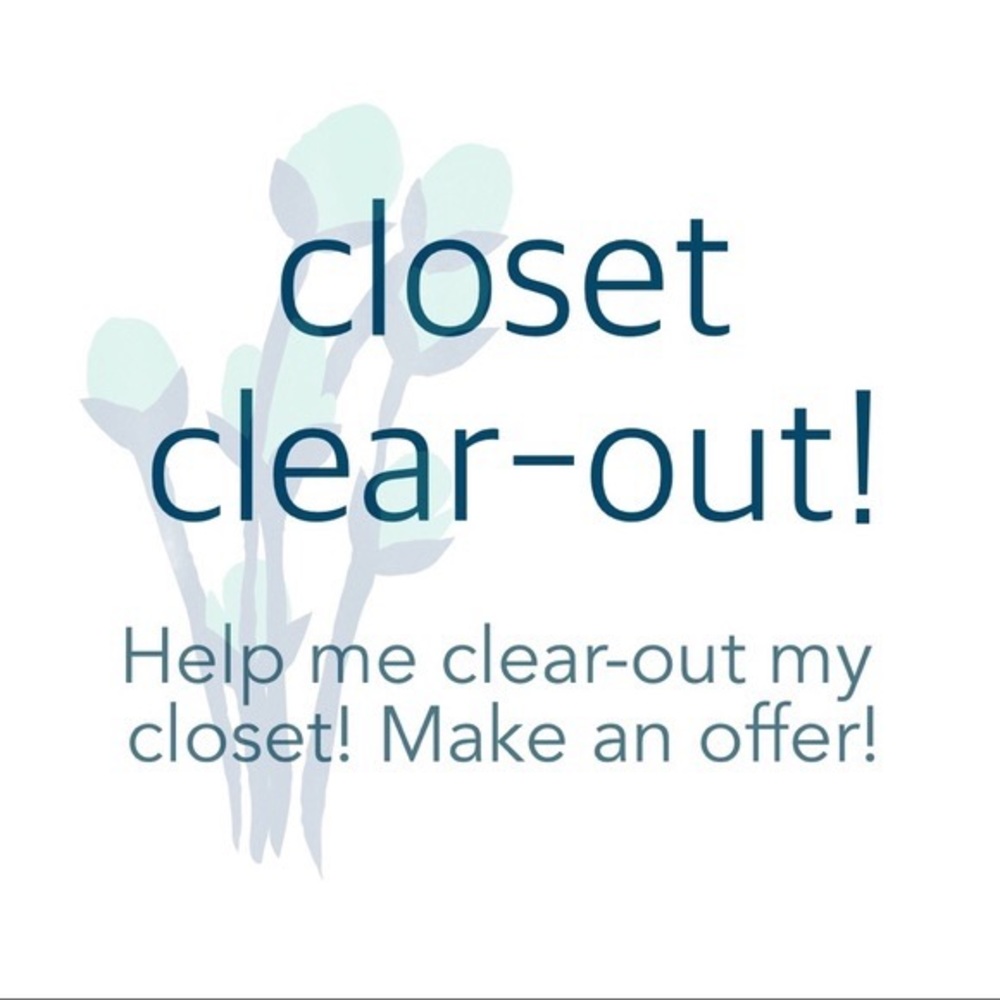 Closet clear out